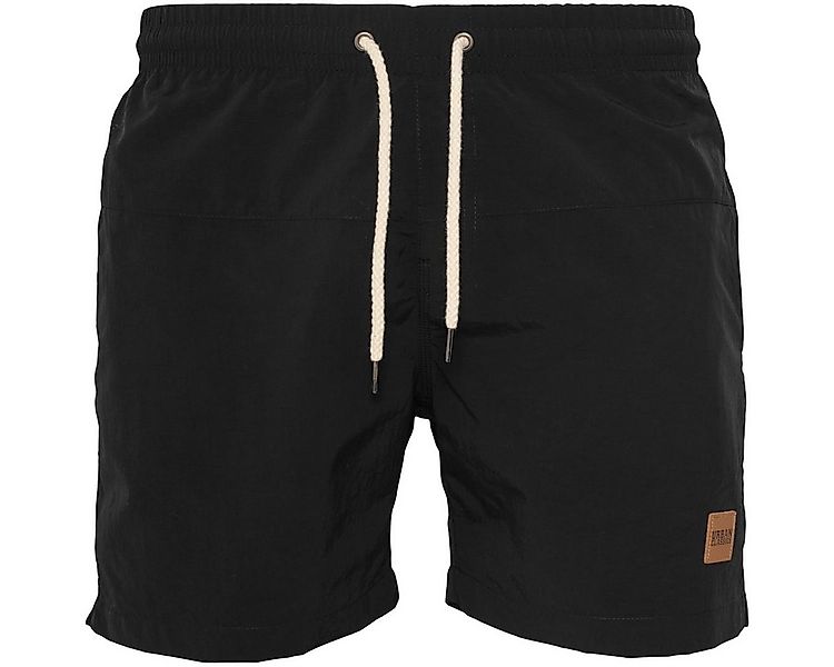 URBAN CLASSICS Badeshorts Urban Classics Block Swim Shorts blk/blk M (Bades günstig online kaufen