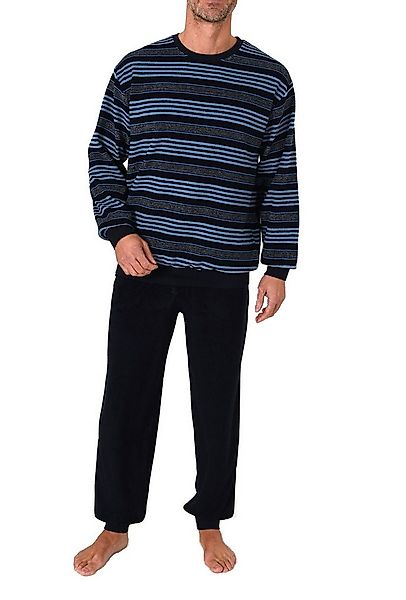 Normann Pyjama Normann Herren Frottee Schlafanzug Streifenlook – auch in Üb günstig online kaufen