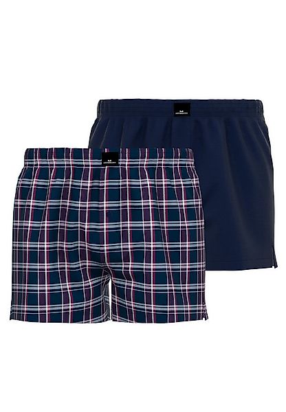 GÖTZBURG Boxershorts GÖTZBURG Herren Boxershort blau kariert 2er Pack (2-St günstig online kaufen