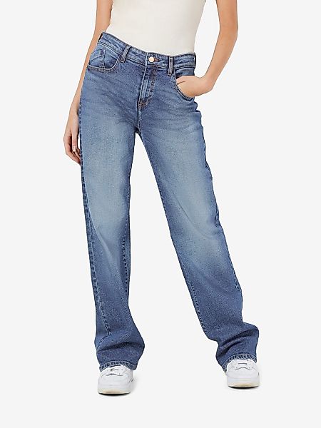 Noisy may Weite Jeans "NMYOLANDA NW WIDE JEANS AZ308MB FWD NOOS" extra lang günstig online kaufen