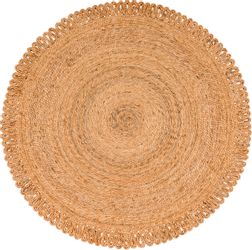 Paco Home Teppich "Viborg 596" rund 13 mm Höhe handgefertigter Natur-Teppic günstig online kaufen