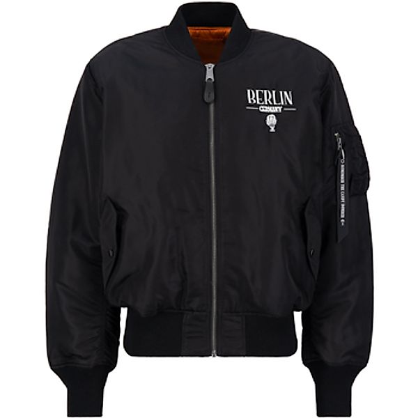 Alpha  Herren-Jacke MA-1 Berlin Candy Bomber - black günstig online kaufen
