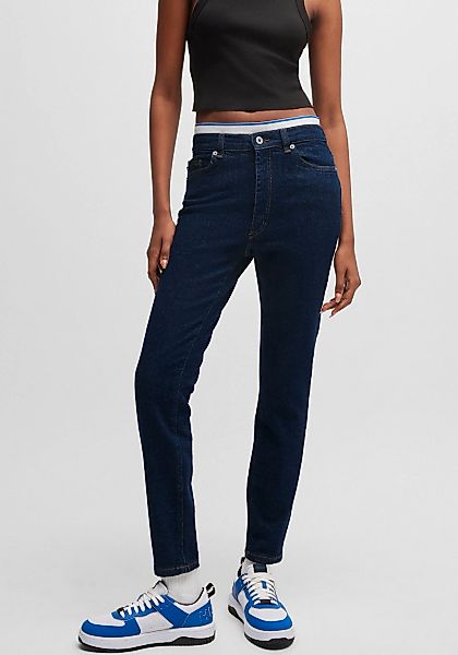 HUGO Blue Skinny-fit-Jeans "Malu" Skinny Fit mit mittlerer Leibhöhe günstig online kaufen