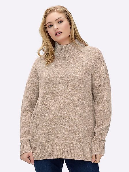 Sheego Strickpullover Pullover Langarm Jersey günstig online kaufen