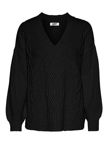 JACQUELINE de YONG Strickpullover JDYJUSTY L/S V-NECK STRUCTUR PULLOV KNT günstig online kaufen