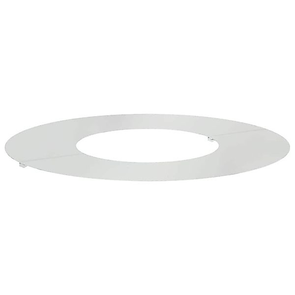 vidaXL Blumentopf Flacher Baumring Silber Ø30 günstig online kaufen