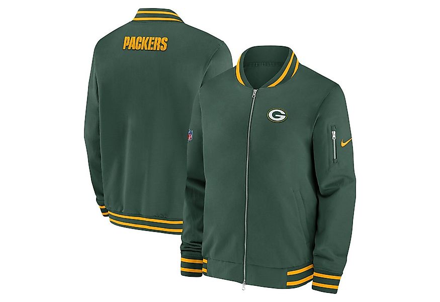 Nike Bomberjacke Nike Jacke Green Bay Packers Nike Coach Bomber günstig online kaufen