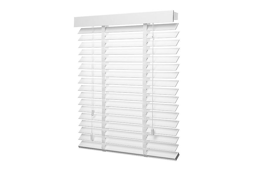 ventanara Jalousie Jalousie Holzjalousie matt Premium Holz Rollo Echtholz 5 günstig online kaufen