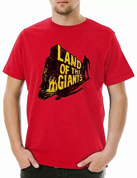 Urban Backwoods Print-Shirt Land Of The Giants Herren T-Shirt Planet Der Fi günstig online kaufen