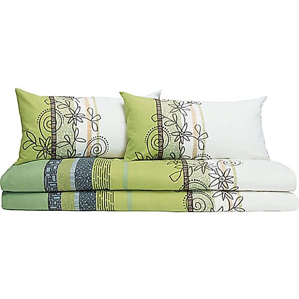 Erwin Müller Bettwäsche Bettwäsche Sparpaket 4-teilig, Biber, Streifen günstig online kaufen