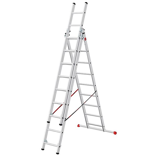 Hailo HobbyStep Kombi Aluminium-Kombileiter 3-teilig 3x9 Sprossen günstig online kaufen