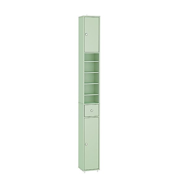 SoBuy Badezimmerschrank Hochschrank Badregal mit 6 Einlegeböden 20x180x20cm günstig online kaufen