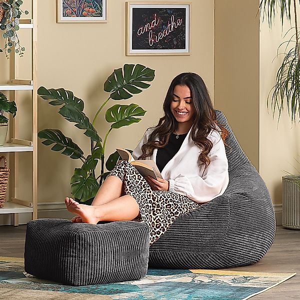 icon Sitzsack Sessel mit Liege aus günstig online kaufen