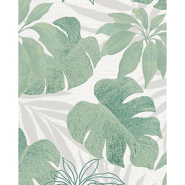 Marburg Vliestapete Beige-Grün, floral, moderne Tapete günstig online kaufen