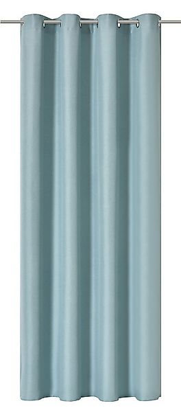 ELBERSDRUCKE Vorhang Ösenschal Lino mint blickdicht 255x140cm Uni Vorhang m günstig online kaufen