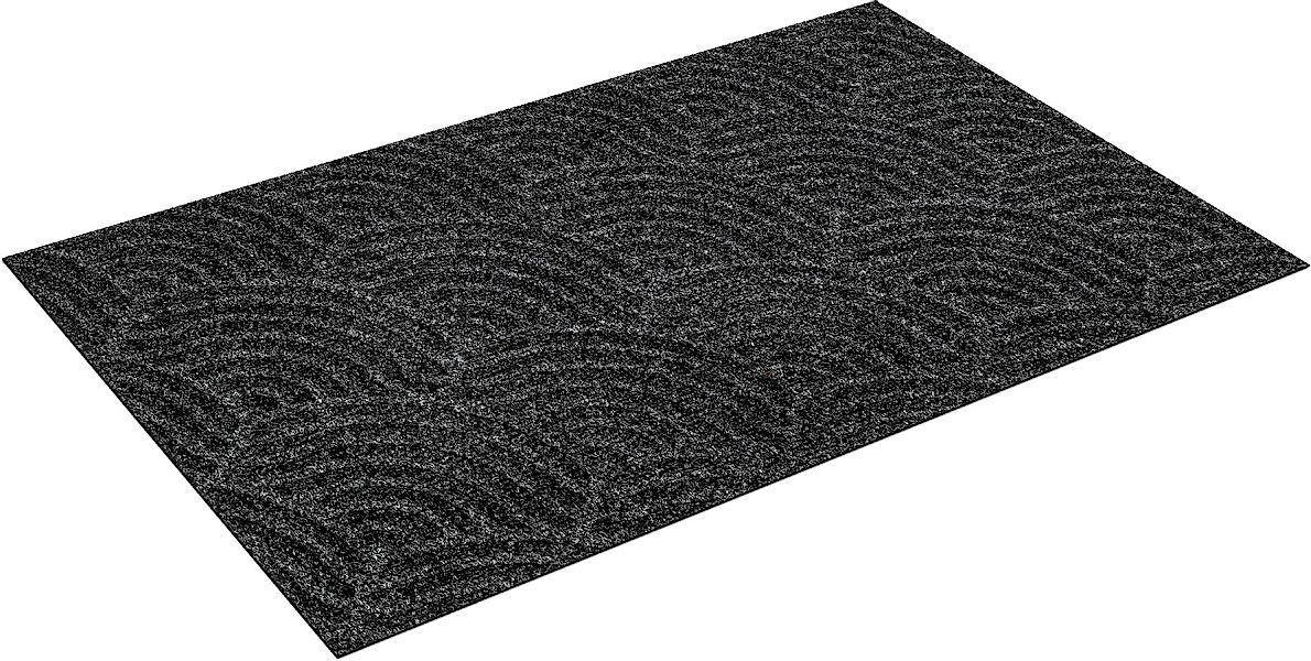 wash+dry by Kleen-Tex "Waves" rechteckig 8 Höhe Schmutzfangmatte, In- und O günstig online kaufen