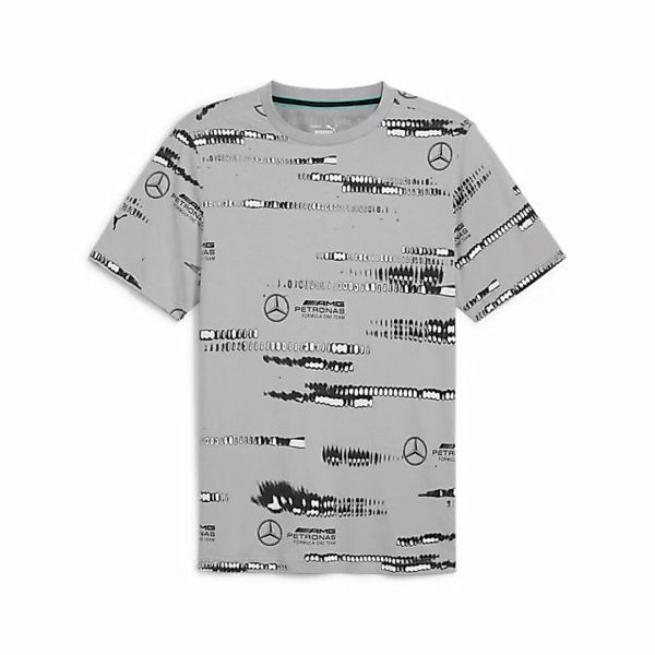 PUMA T-Shirt Mercedes-AMG Petronas F1® Logo T-Shirt mit Allover-Print Herre günstig online kaufen