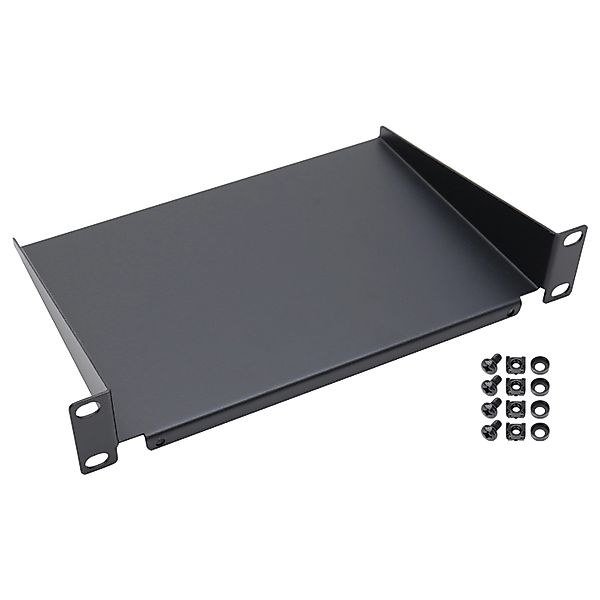 HMF 63399 Fachboden für Serverschrank 10 Zoll 1 HE 254 x 150 x 45 mm Schwar günstig online kaufen