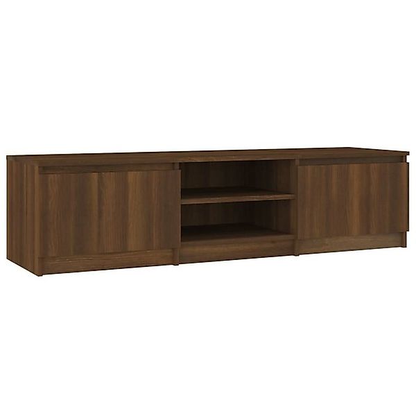 VidaXL TV-Schrank Braun Eichen-Optik 140x40x35,5 cm Holzwerkstoff günstig online kaufen