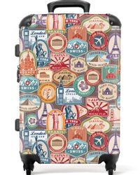 NoBoringSuitcases.com© Hartschalen-Trolley Reisen - Muster - günstig online kaufen