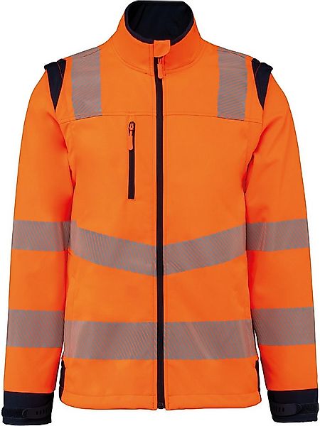 WK. Designed To Work Warnweste Recycelte Safety Softshell-Jacke mit abnehmb günstig online kaufen