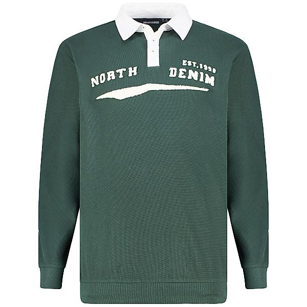 North Poloshirt mit Stickerei Farbe grün Größe: 7XL günstig online kaufen