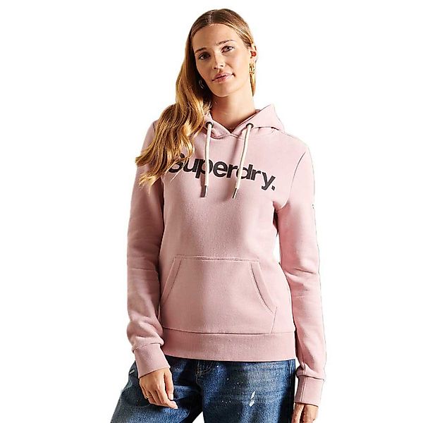 Superdry Core Logo Kapuzenpullover XL Soft Pink günstig online kaufen