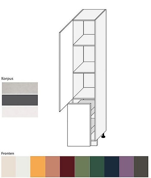 Feldmann-Wohnen Hochschrank Tivoli (Tivoli, 1-St) 40cm Front- und Korpusfar günstig online kaufen