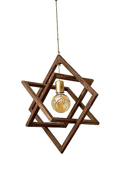 Opviq Kronleuchter 50% SOLID WOOD / günstig online kaufen