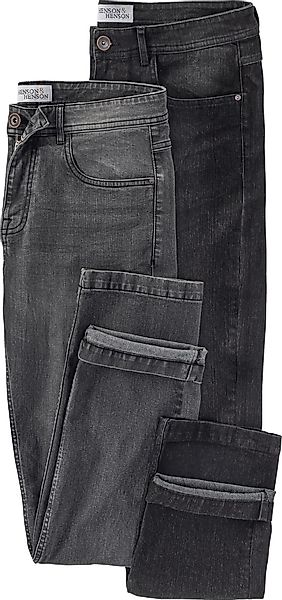HENSON&HENSON Stretch-Jeans (Set, 2er-Pack) aus strapazierfähigem günstig online kaufen