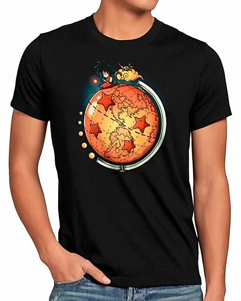 style3 Print-Shirt Herren T-Shirt Saiyan Globe super dragonball z gt songok günstig online kaufen
