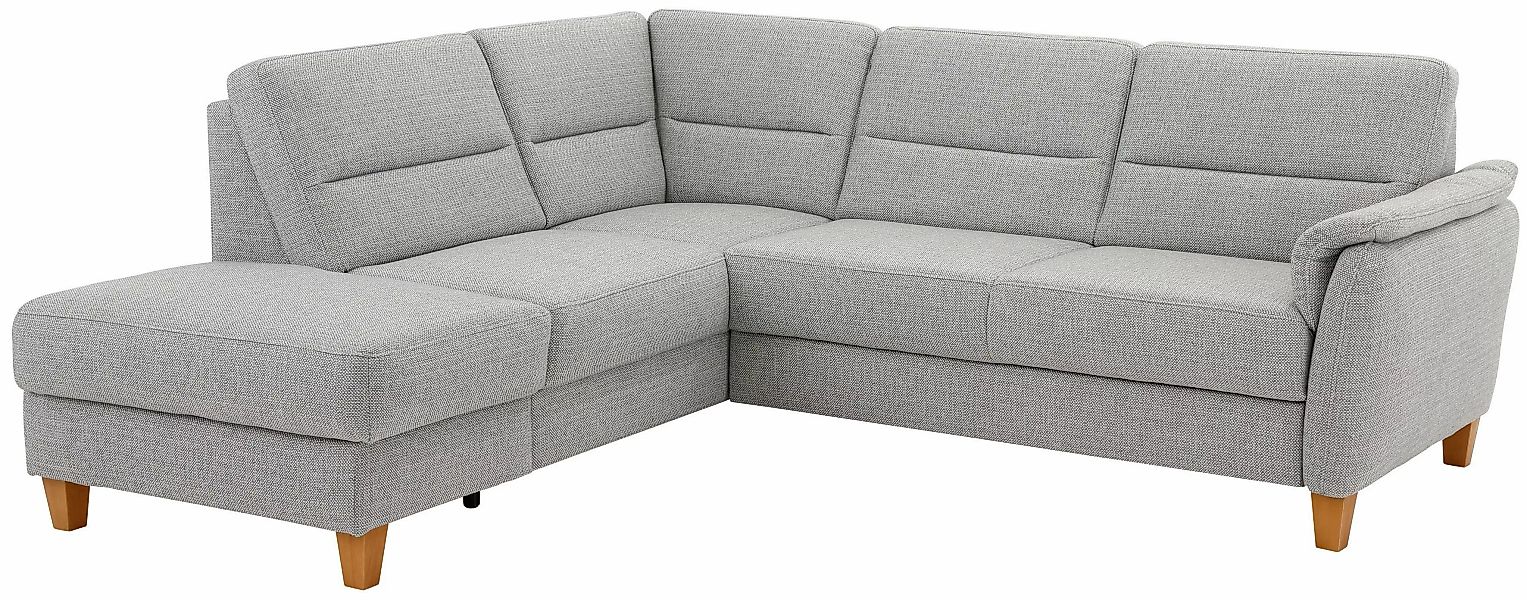 Home affaire Ecksofa »Palmera L-Form«, Federkern, wahlweise mit Bettfunktio günstig online kaufen