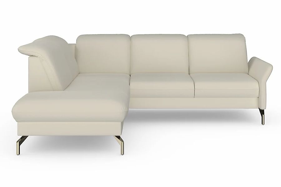 sit&more "Fashion L-Form" wahlweise mit Kopfteilverstellung, Vorziehsitz, m günstig online kaufen