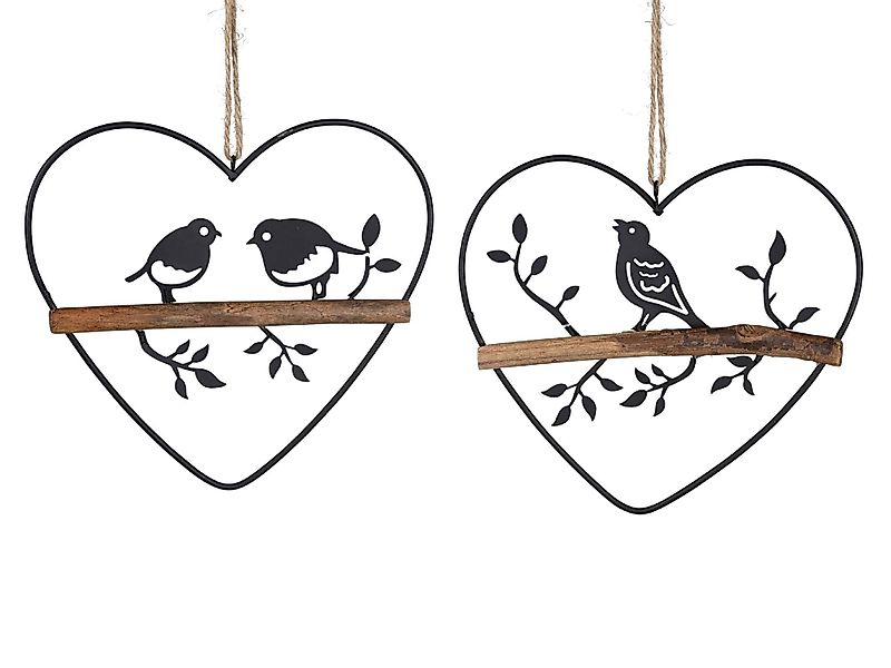formano Hängedekoration, Farbe: Schwarz, Motiv: Vogel günstig online kaufen