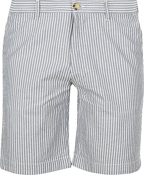 McGregor Shorts Striped Seersucker Medium Blue - Größe 36 günstig online kaufen