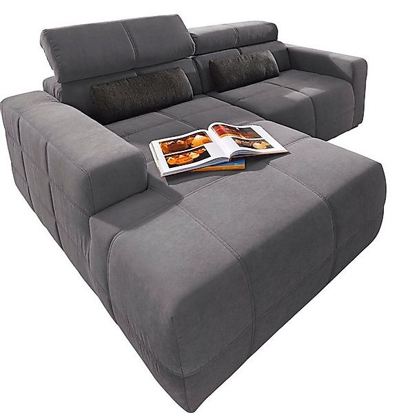 DOMO collection Ecksofa Brandon Sitzbelastung 140 kg, kleine Ausführung B/T günstig online kaufen