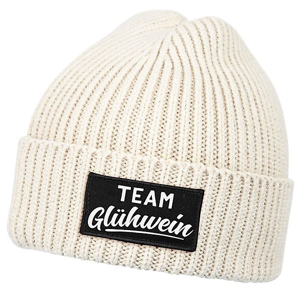 MoonWorks Strickmütze Damen Beanie mit Patch Strickmütze mit Spruch Team Gl günstig online kaufen