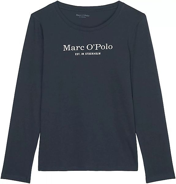 Marc OPolo Langarmshirt "MIX-N-MATCH", mit Brustprint in Kontrastfarbe günstig online kaufen