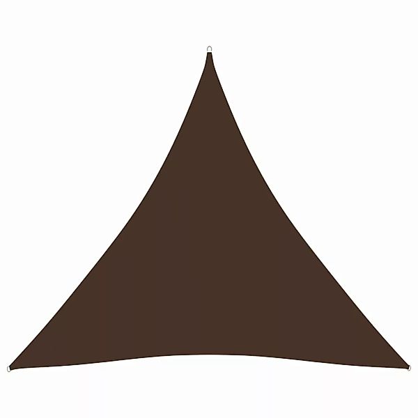 Sonnensegel Oxford-gewebe Dreieckig 4x4x4 M Braun günstig online kaufen