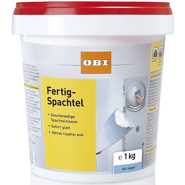 OBI Fertig-Spachtel Weiß 1 kg günstig online kaufen