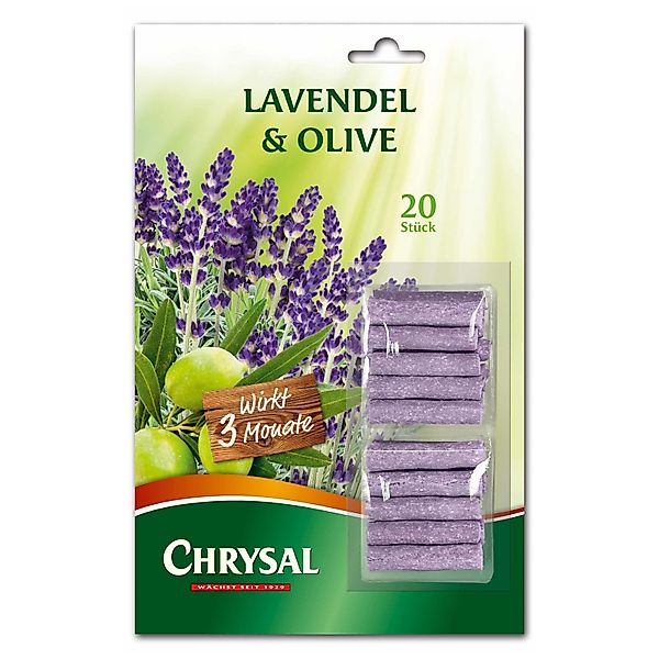 Chrysal Pflanzendünger Lavendel & Olive Düngestäbchen günstig online kaufen