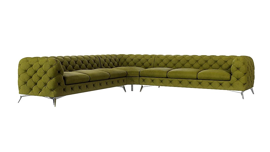 S-Style Möbel Ecksofa Kalina, Chesterfield mit günstig online kaufen