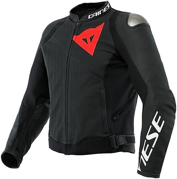 Dainese Motorradjacke Sportiva Perforierte Motorrad Lederjacke Perforiert günstig online kaufen