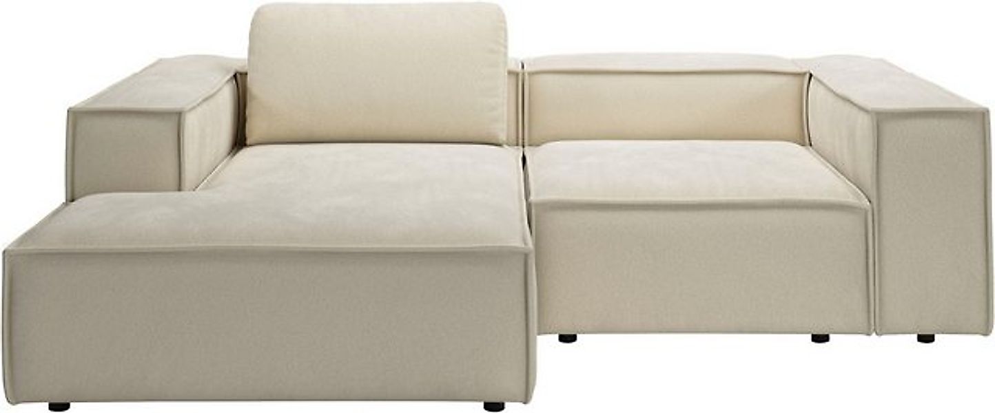 Places of Style Ecksofa Watertown, kompakte L-Form, 246 cm breite für klein günstig online kaufen