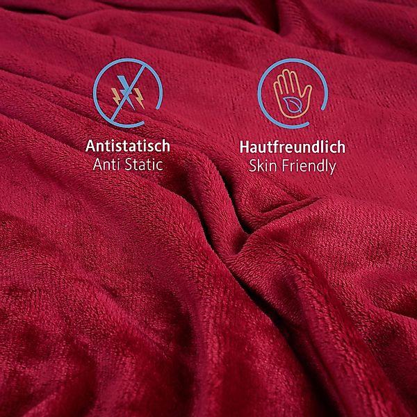 Wohndecke Extra Warme Flauschige Kuscheldecke(450 g/m), günstig online kaufen