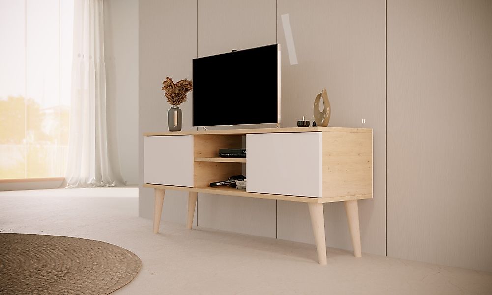 Bjird Lowboard TV-Schrank "Toronto" (2 Schranktüren, günstig online kaufen