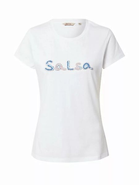 Salsa Jeans T-Shirt (1-tlg) Ziersteine günstig online kaufen