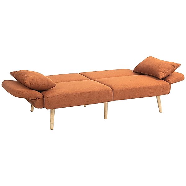 HOMCOM 3-Sitzer Schlafsofa, 2-Sitzer Schlafsofa, verstellbare Rückenlehne u günstig online kaufen