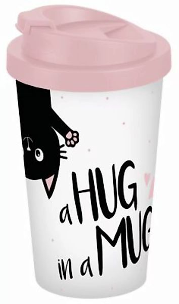 Geda Labels Coffee to go Becher Hug in a Mug 400ml Kaffeebecher bunt günstig online kaufen