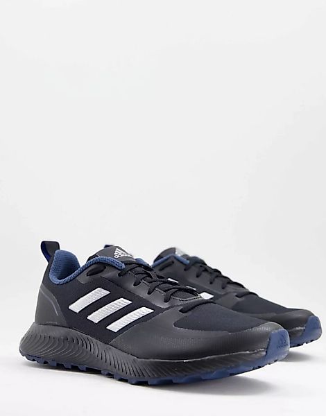 adidas – Runfalcon 2.0 Running – Sneaker in Schwarz und Silber günstig online kaufen